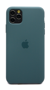 Чехол для iPhone 11 Pro Max Silicone Case (Midnight Green), темно-зеленый (OR)