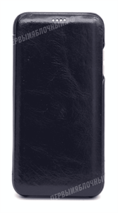 Чехол флип-кейс для iPhone Xs Max боковой, IcareR, книжка, кожаный, черный (SL)