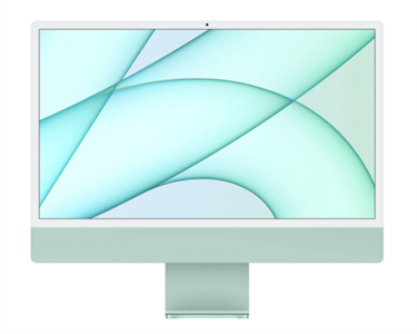 Моноблок iMac 24" Retina 4,5K, (M1 8C CPU, 8C GPU), 8 ГБ, 512 ГБ SSD, зеленый (MGPJ3)