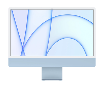 Моноблок iMac 24" Retina 4,5K, (M1 8C CPU, 8C GPU), 8 ГБ, 512 ГБ SSD, синий (MGPL3)