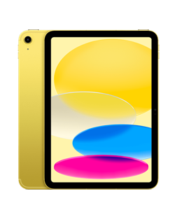 Планшет iPad 10,9" (2022) Wi-Fi + Cellular 64GB, Yellow, Желтый (MQ6L3)