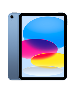 Планшет iPad 10,9" (2022) Wi-Fi + Cellular 256GB, Blue, Голубой (MQ6U3)