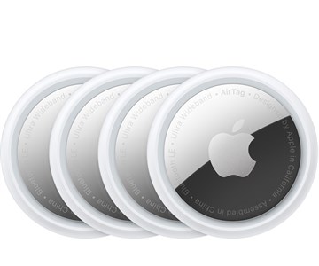 Умный брелок, трекер, маячок Apple AirTag (комплект из 4-х штук) (MX542)