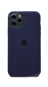 Чехол для iPhone 11 Silicone Case (Midnight Blue), темно-синий (OR)