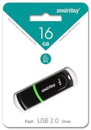 Флеш-накопитель USB 16GB SmartBuy, черный