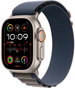 Умные часы Watch Ultra 2 49mm Titanium Case with Blue Alpine Loop (MRFU3)
