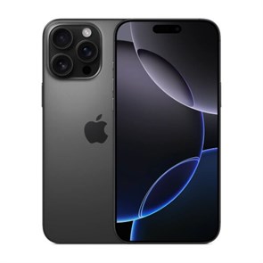 Смартфон iPhone 16 Pro Max 256Gb Black Titanium, черный титан