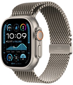 Умные часы Watch Ultra 2 (2024) 49mm Natural Titanium Case with Natural Titanium Milanese Loop