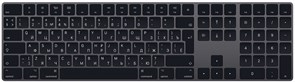 Клавиатура Apple Magic Keyboard с цифровой панелью, Space Gray, космический серый (MRMH2) MRMH2