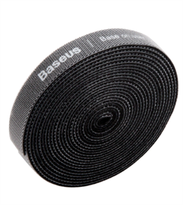 Органайзер проводов Baseus Circle Velcro strap 3m, черный 4665299805584