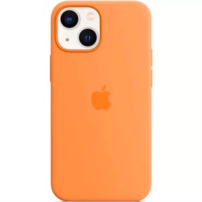 Чехол для iPhone 13 mini Silicone Case, (Marigold), оранжевый (OR) 4665299807808