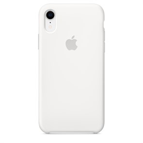 Чехол для iPhone Xr Silicone Case (White), белый (OR) 4665299807830