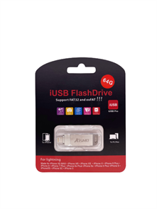 Флеш-накопитель Kismo для iPhone USB to Lightning 64gb 4665299807411