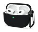 Чехол для Airpods 4 Gurdini силиконовый черный 4665299809998
