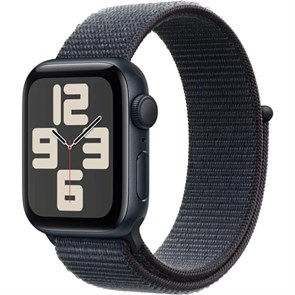 Умные часы Watch SE 2 40mm (2024) Midnight Aluminum Case with Ink Sport Loop (MXEA3) MXEA3