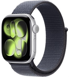 Умные часы Watch S11 42mm Silver Aluminum Case with Anchor Blue Sport Loop 4665299810056