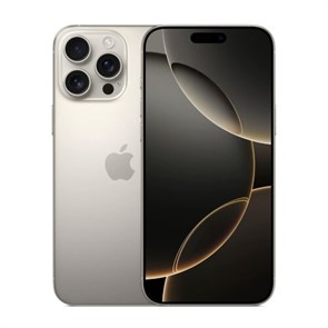 iPhone 16 Pro Max 1Tb Natural Titanium, натуральный титан (MYWF3) (Без RuStore) MYWF3