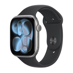 Умные часы Watch S11 46mm Space Gray Aluminum Case with Black Sport Band 4665299810329