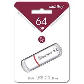 Флеш-накопитель USB 64GB SmartBuy SB64GBCRW-W