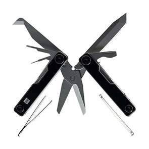Мультитул Xiaomi HuoHou mini, 11 инструментов, черный 4665299807927