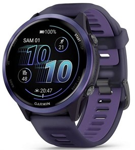 Умные часы Garmin Forerunner 570 47mm Indigo Aluminum with Translucent Imperial Purple/Indigo Band 010-02971-02