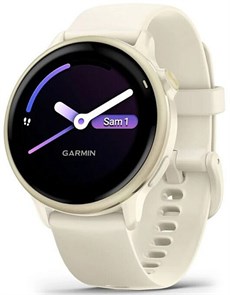Умные часы Garmin Vivoactive 6 Lunar Gold with Bone Silicone Band 010-02985-01
