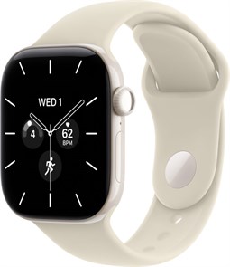Умные часы Watch S12 46mm GPS + Cellular Pearl White Ceramic Case with Sand Sport Band M/L (MJH24) MJH24