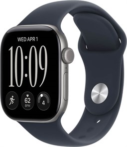 Умные часы Watch S12 46mm GPS Space Gray Aluminum Case with Navy Blue Sport Band M/L (MJEJ4) MJEJ4