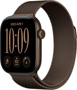 Умные часы Watch S12 46mm GPS + Cellular Dark Bronze Aluminum Case with Dark Bronze Milanese Loop S/M (MKDF4) MKDF4