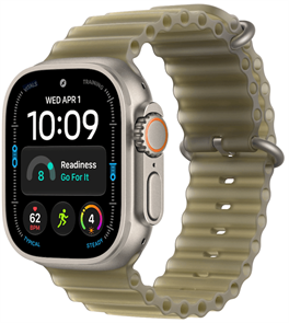 Умные часы Watch Ultra 4 49mm GPS + Cellular Natural Titanium Case with Translucent Kelp Ocean Band (MJCR4/MK7M4) MJCR4/MK7M4