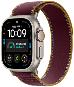 Умные часы Watch Ultra 4 49mm GPS + Cellular Natural Titanium Case with Burgundy Trail Loop S/M (MJCR4/MK8G4) MJCR4/MK8G4