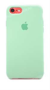 Чехол для iPhone SE 2020-22/7/8 Silicone Case (Marine green), мятный (OR)