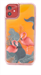 Чехол для iPhone 11 силиконовый, неоновый, фламинго, оранжевый (SL) - фото 10220