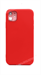 Чехол для iPhone 11 силиконовый с мягкой микрофиброй внутри, тонкий Brau, красный (SL) - фото 10644