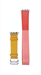 Ремешок COTEetCl для Watch 42/44mm, "кожаный" трехцветный (розово-коричнево-желтый) с классической застежкой, удлиненный - фото 11305