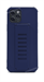 Чехол для iPhone 12/12 Pro, силиконовый с кольцом держателем, синий - фото 15070