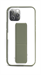 Чехол для iPhone 12/12 Pro, силиконовый прозрачный с подставкой, темно-зеленый - фото 15082