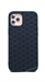 Чехол Kajsa для iPhone 12 Pro Max, силиконовый узор треугольники, синий - фото 15638