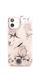 Чехол для iPhone 12/12 Pro OY силиконовый, цветы на бежевом фоне - фото 17294