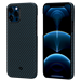 Чехол для iPhone 12 Pro Max Pitaka Magez Case (с поддержкой беспроводной зарядки и магнитного держателя), черно-синий - фото 19737