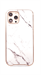Чехол для iPhone 12 Pro Max King, мрамор, бежевый - фото 20213