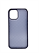 Чехол для iPhone 12/12 Pro Sulada  противоударный, карбоновый с металлическим бампером, синий - фото 20501