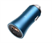 Автомобильное зарядное устройство Baseus 40W, USB-A + USB-C, синий - фото 21261