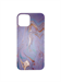 Чехол для iPhone 13 Pro ARU, силиконовый, мрамор, фиолетовый - фото 22778
