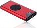Дополнительный аккумулятор 10000mAh беспроводное ЗУ + Power bank G-Power Master Series, красный - фото 6961