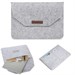 Чехол конверт для MacBook и пр. ноутбуков 13 дюймов, войлочный, серый - фото 72321