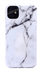 Чехол для iPhone 11 силиконовый мрамор белый (SL) - фото 72345
