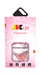 Защитный чехол для AirPods, пластиковый под кожу, бабочка, розовый - фото 72388