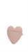 Защитный чехол для AirPods, силиконовый, сердце объёмный с кольцом, розовый песок - фото 72984