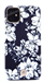 Чехол для iPhone 11 пластиковый, Kingxbar, белые цветы, черный (SL) - фото 73800